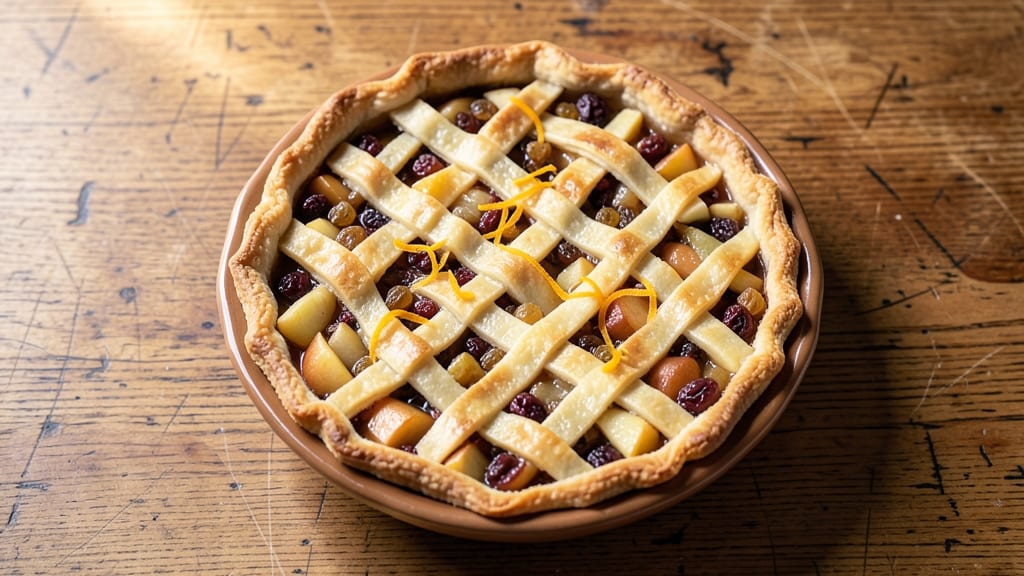 All-Fruit Mincemeat Pie Recipe: Bursting With Spiced Apple and Citrus Joy