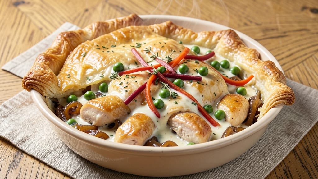 Rachael Ray's Pot Pie Recipe: Crispy Top, Creamy Gravy Harmony