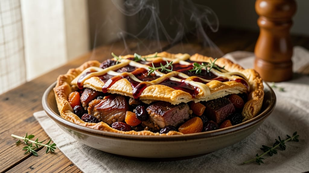 Prue Leith's Red Dragon Pie Recipe: Spiced Rum-Infused Layers With Crunchy Top