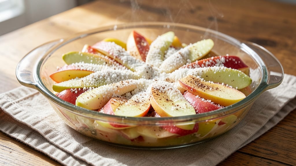 Raw Apple Pie Filling Recipe: No-Bake, Ultra-Thick Spice Layer