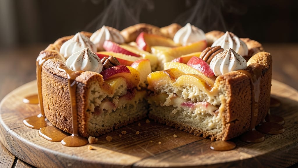 Apple Pie Cake Recipe With Fresh Apples: Warm Spice and Juicy Apple Layers