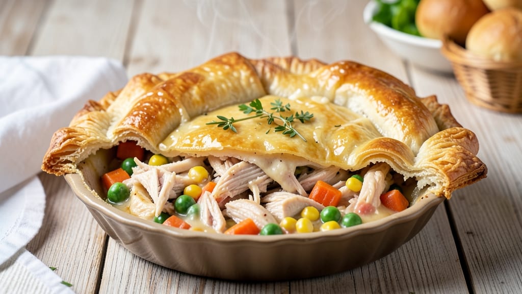 Aldi Chicken Pot Pie Recipe: Homestyle Flavor with Foil-Sealed Crust
