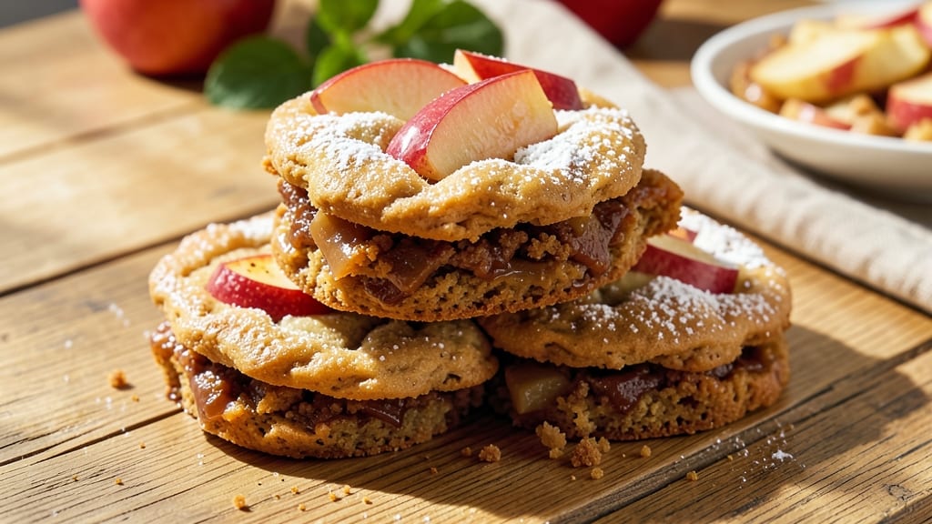 Apple Pie Cookies Recipe With Fresh Apples: Warm Spice and Apple Chunks in Every Bite