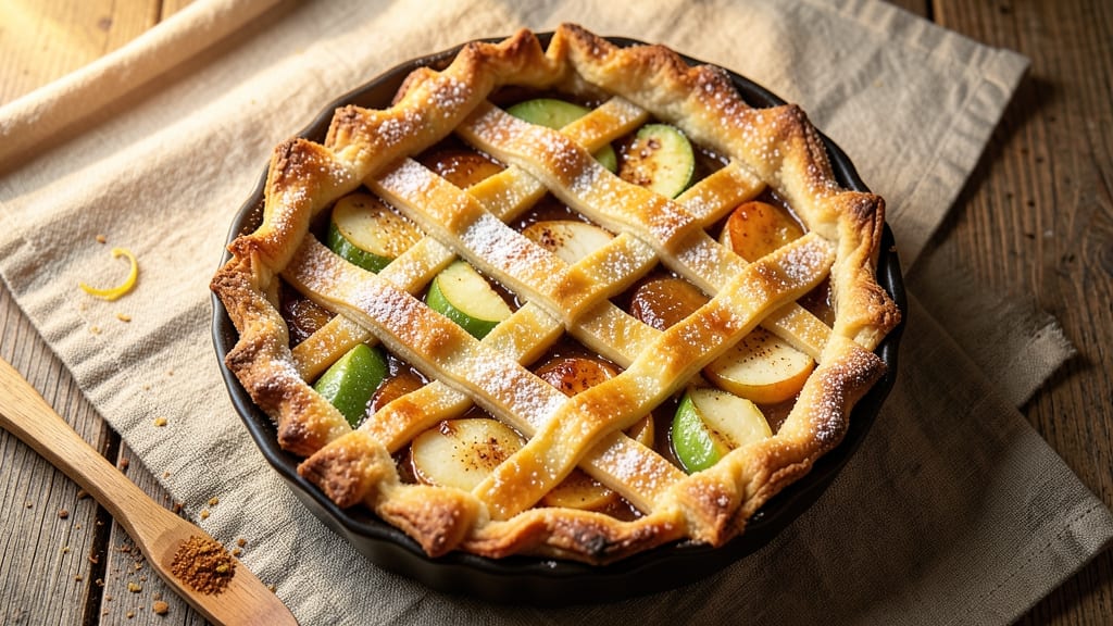 Sour Apple Pie Recipe: Tart-Zesty Crust and Spiced Filling Balance