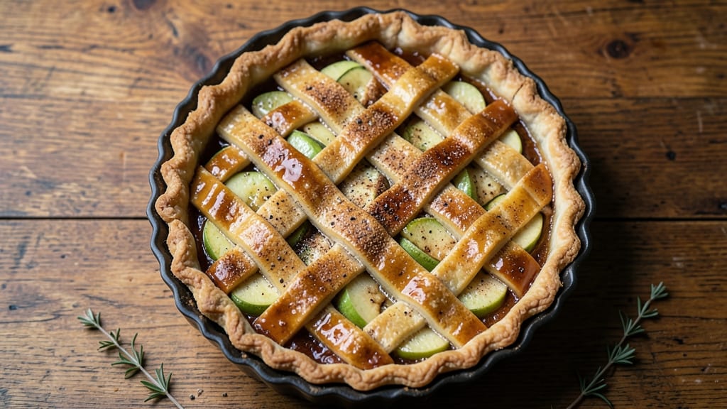 Spy Apple Pie Recipe: Caramelized Spices and Buttery Lattice Layers