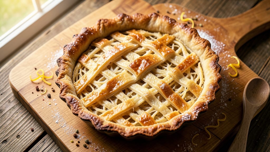 9-Inch Deep Dish Pie Crust Recipe: Foil-Sealed Rise for Towering Height