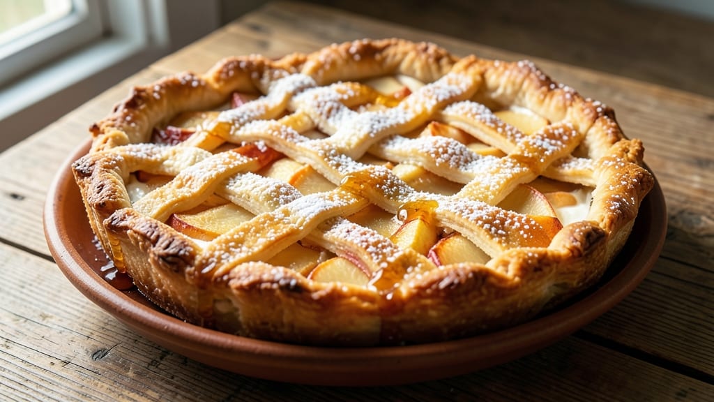 Little Pie Company Sour Cream Apple Pie Recipe: Tart-Sweet Crust Sealed With Buttery Foil