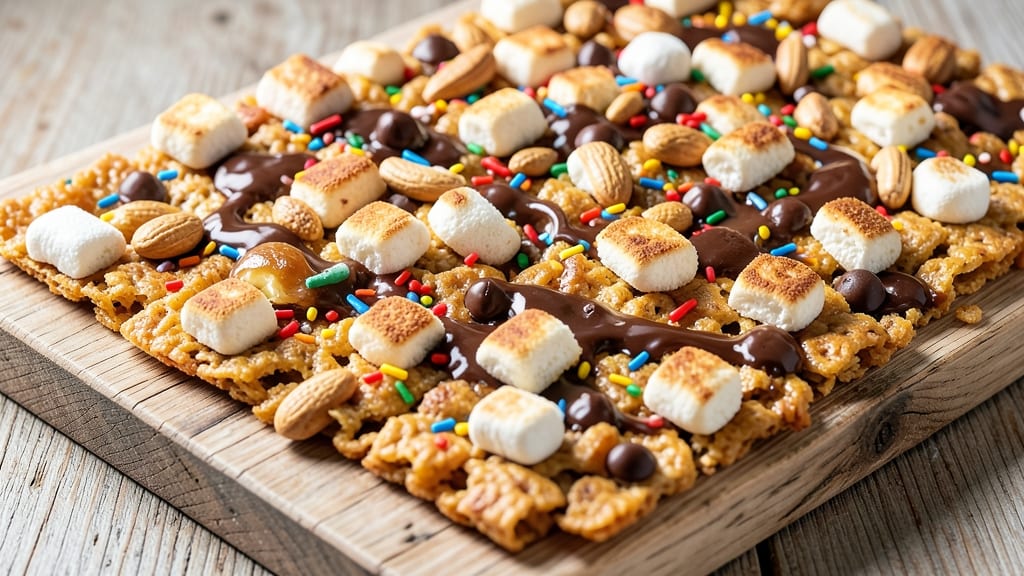 Rice Krispie Bark Recipe: Crunchy Clusters With Melty Chocolate Rivers