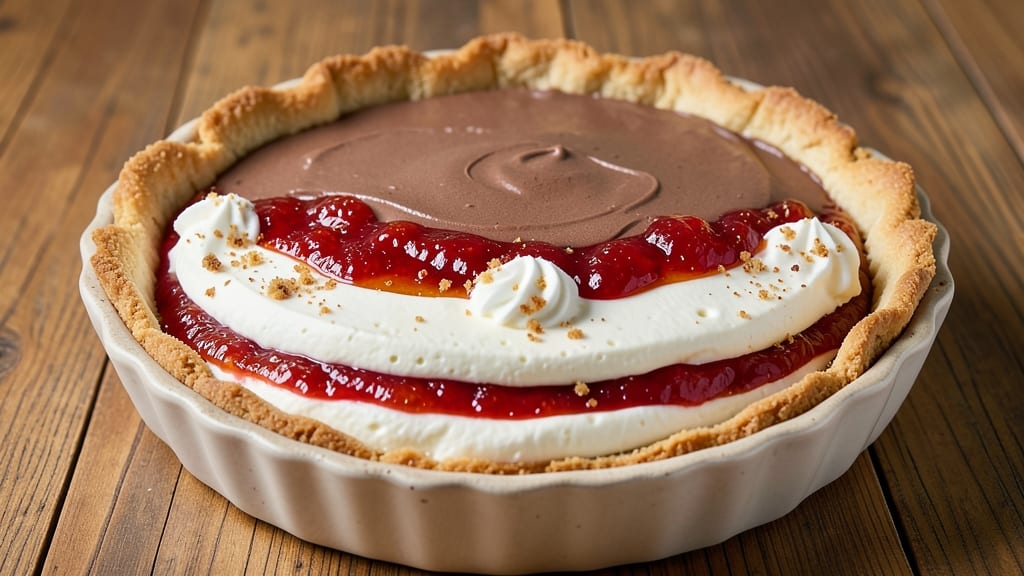 7 Layer Pie Dessert Recipe: Crunchy Clusters and Creamy Vanilla Layers