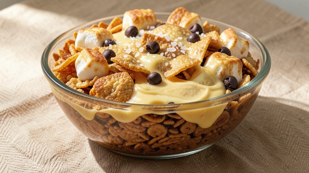 Rice Krispie Crunch Recipe: Crunchy Clusters With Melty Marshmallow Rivers