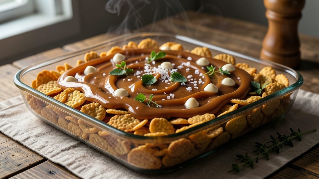 Rice Krispie Recipe with Sweetened Condensed Milk: Crunchy Clusters and Melty Caramel Rivers