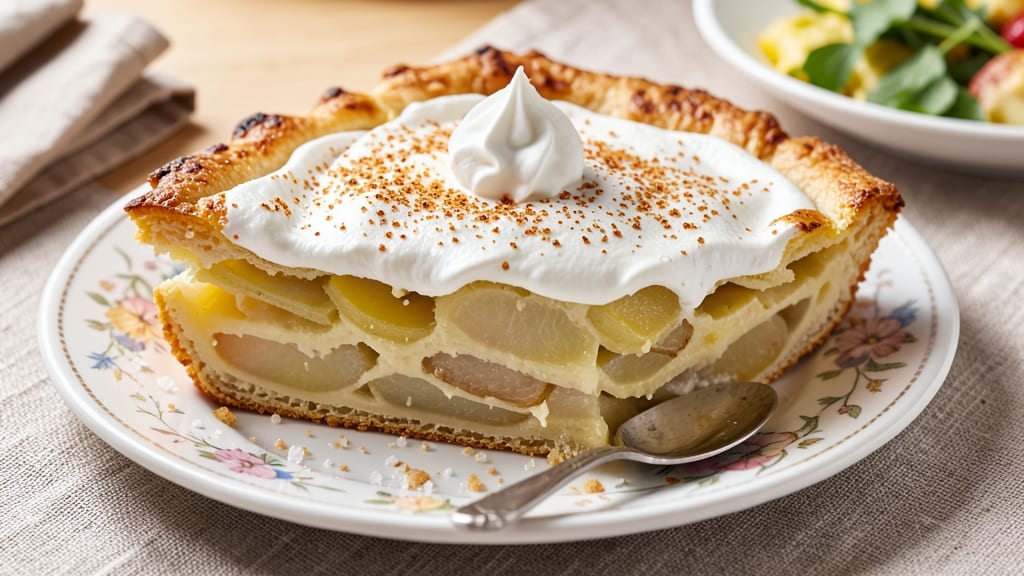 Sliced Potato Pie Recipe: Savory Crust, Creamy Gravy Fusion