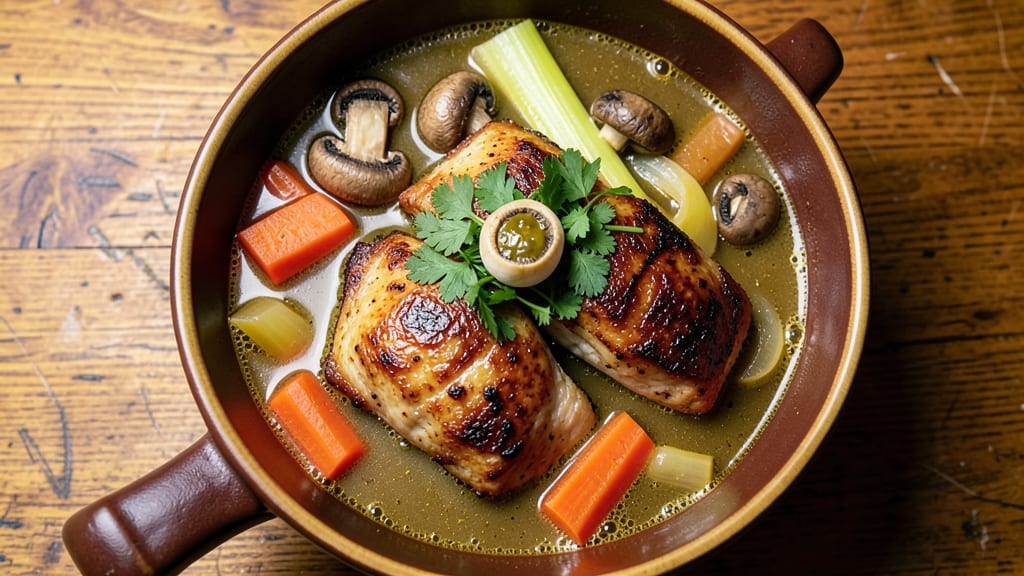 Pub Style Chicken Pot Pie Soup Recipe: One-Pot Creamy Comfort With Crispy Topping