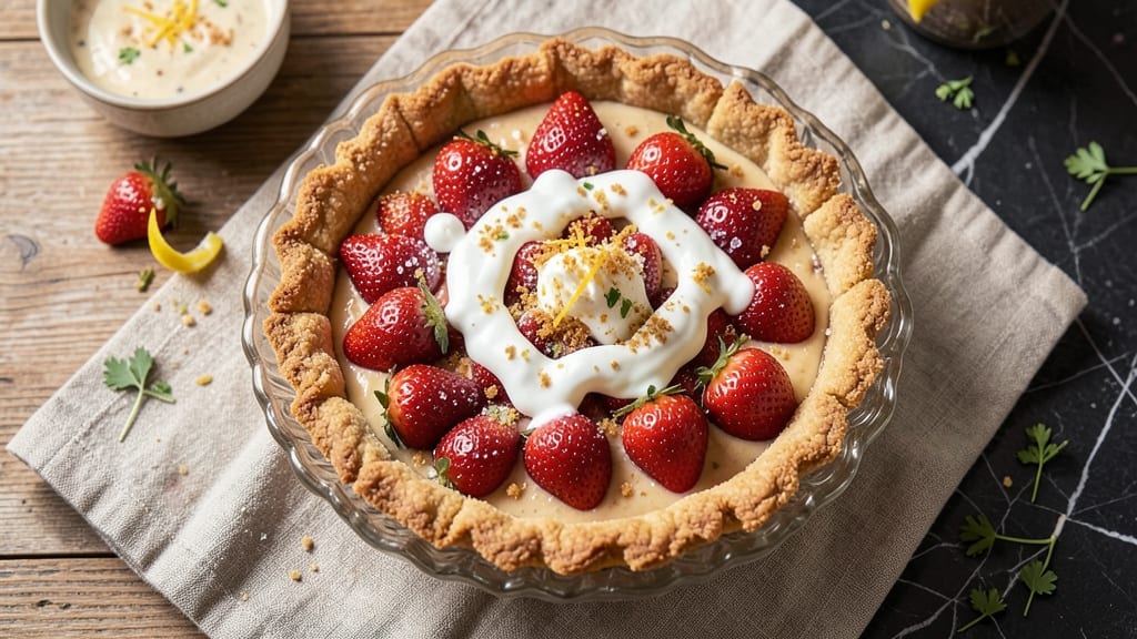 Fresh Strawberry Pie Recipe Without Jello: Bursting With Juicy Fruit and Foil-Sealed Crust Brilliance