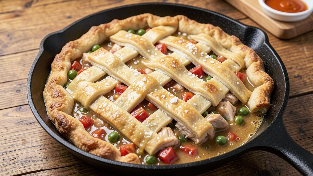 Quick Pie Crust Recipe for Pot Pie: Foil-Sealed Shortcut to Crispy Edges