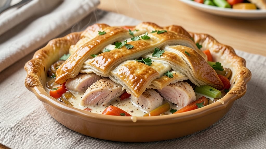 9-Inch Chicken Pot Pie Recipe: Single-Serve Comfort in Foil-Sealed Crust