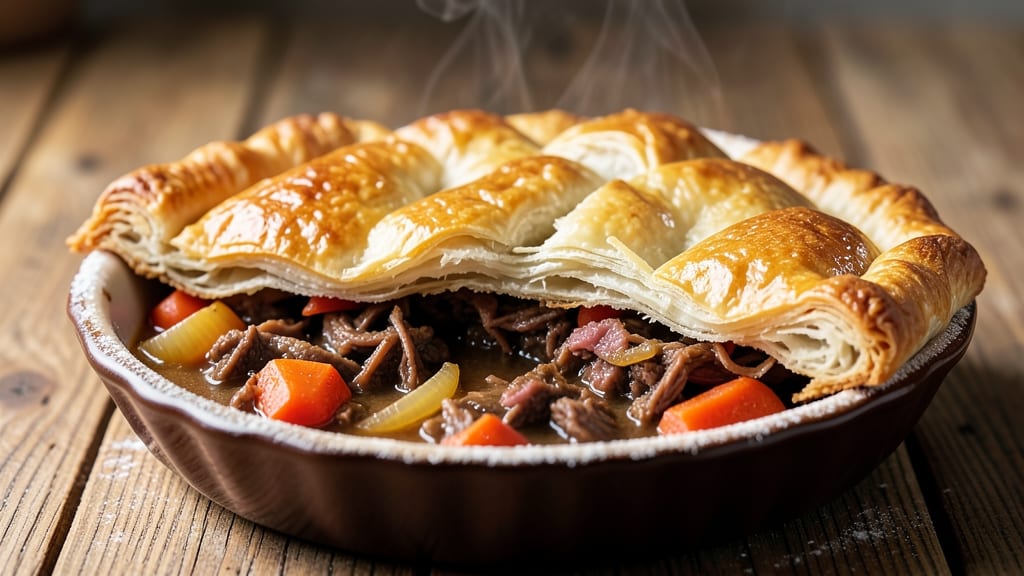 Beef Pot Pie Recipe With Leftover Beef: Zero-Waste Comfort in One Dish