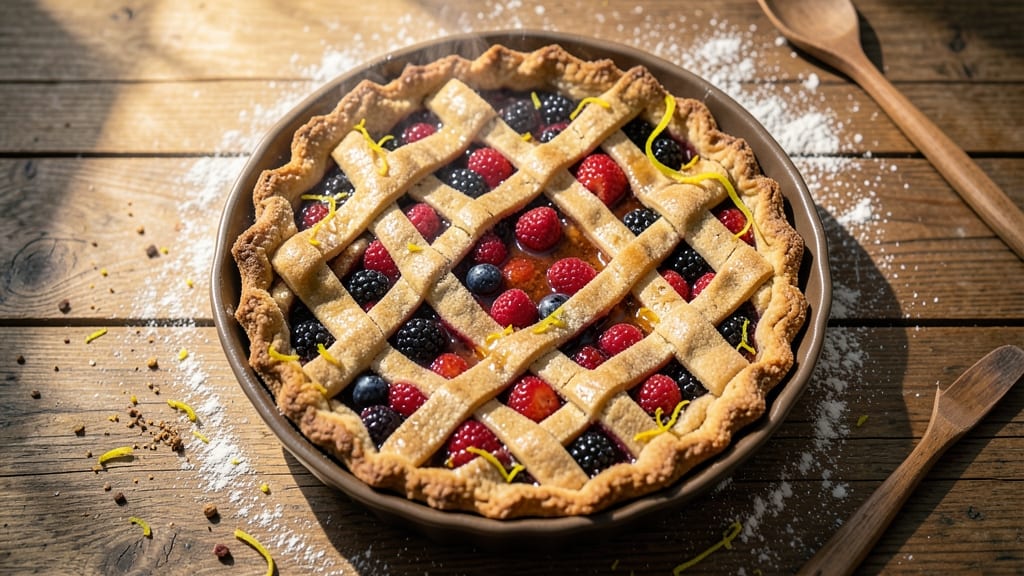 American Berry Pie Recipe: Juicy Summer Fruit in Buttery Crust