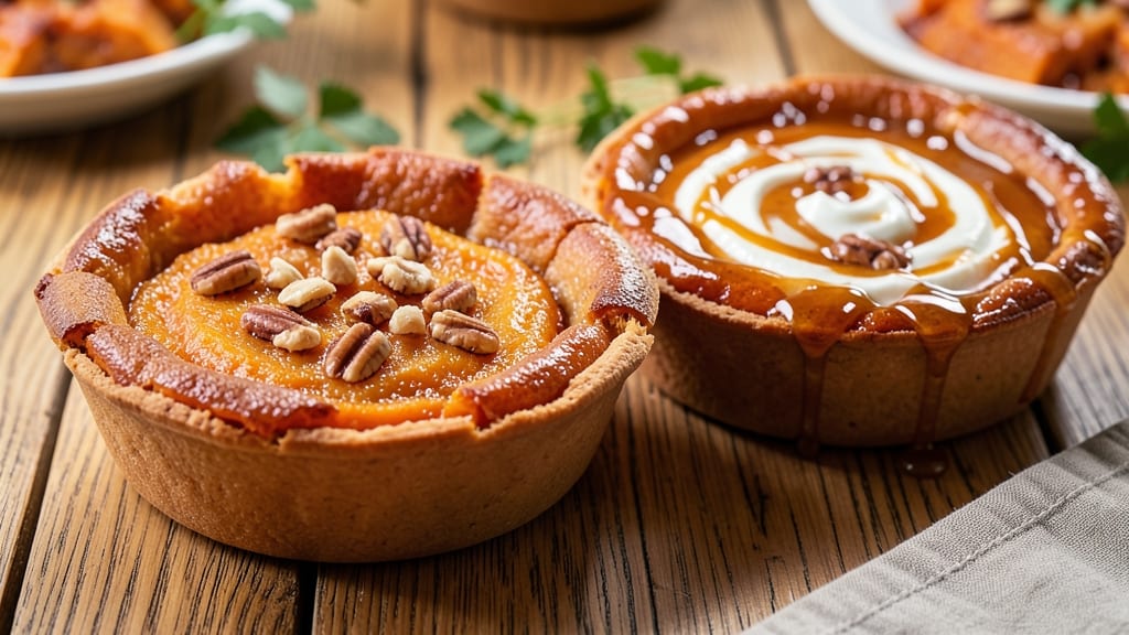 2 Deep Dish Sweet Potato Pie Recipe: Caramelized Top and Creamy Core