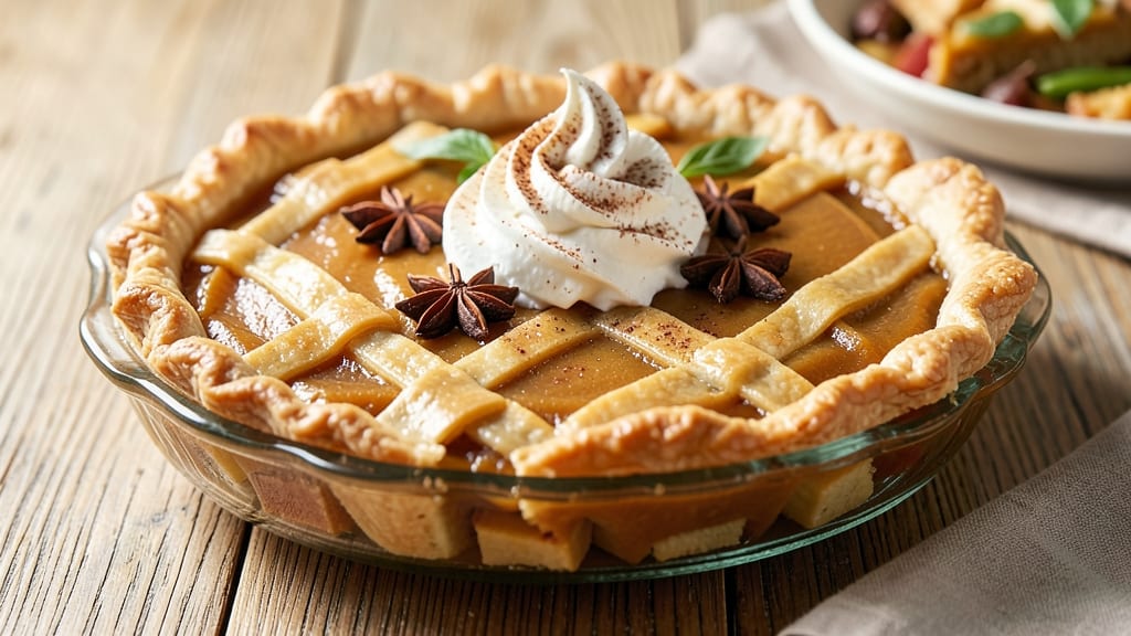 12-Inch Pumpkin Pie Recipe: Spiced Filling with Crispy, Foil-Sealed Crust