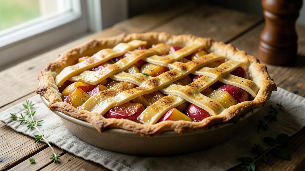 All-American Pie Recipe: Homestyle Crust and Spiced Filling Harmony