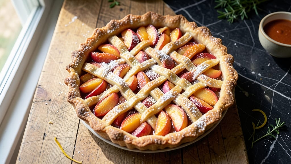 6-Inch Peach Pie Recipe: Juicy Summer Filling in a Flaky Mini Crust