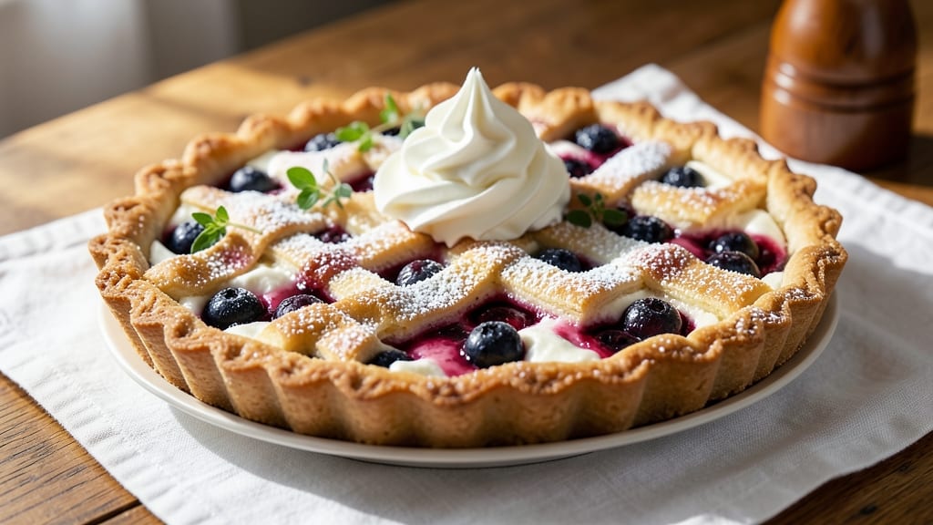 Marie Callender's Blueberry Sour Cream Pie Recipe: Bursting With Juicy Berries and Creamy Layers