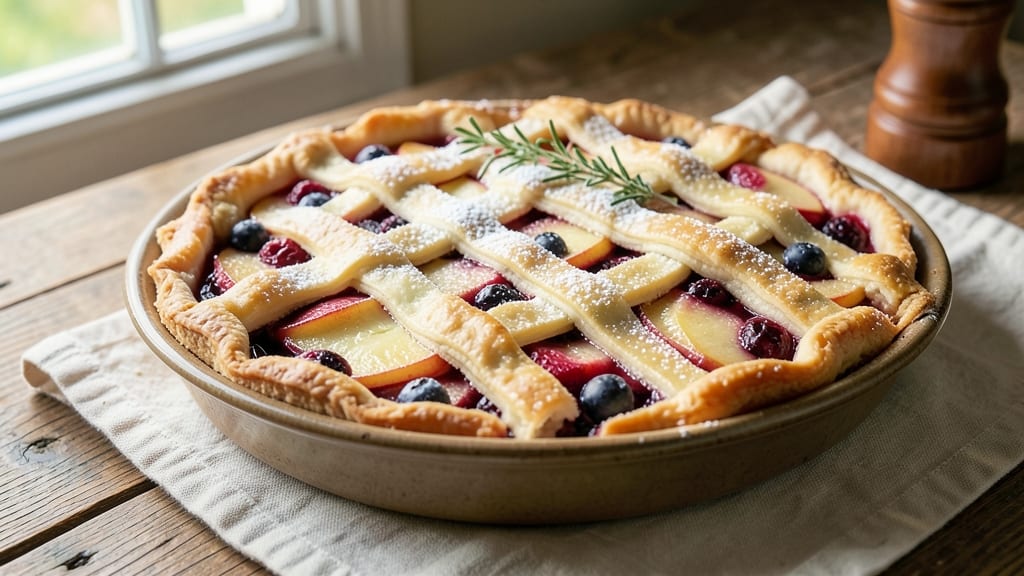 Apple Blueberry Cranberry Pie Recipe: Tart-Sweet Triad With Buttery Lattice