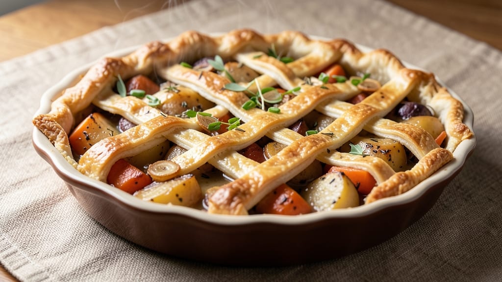 Amy's Vegetable Pot Pie Recipe: Flaky Crust Locks in Hearty Veggie Richness