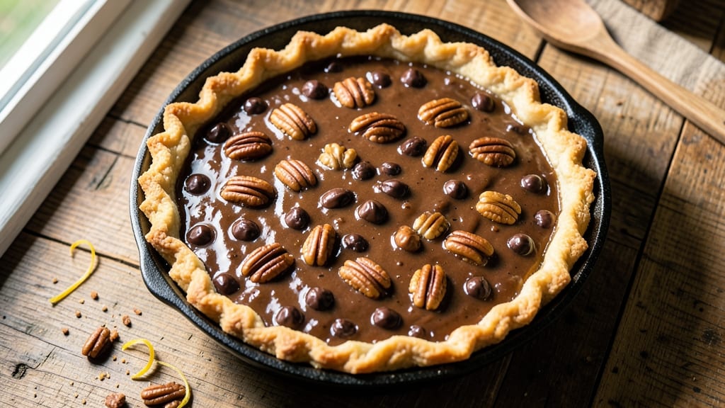 Amish Chocolate Pecan Pie Recipe: Homestyle Richness With Crunchy Nut Topping