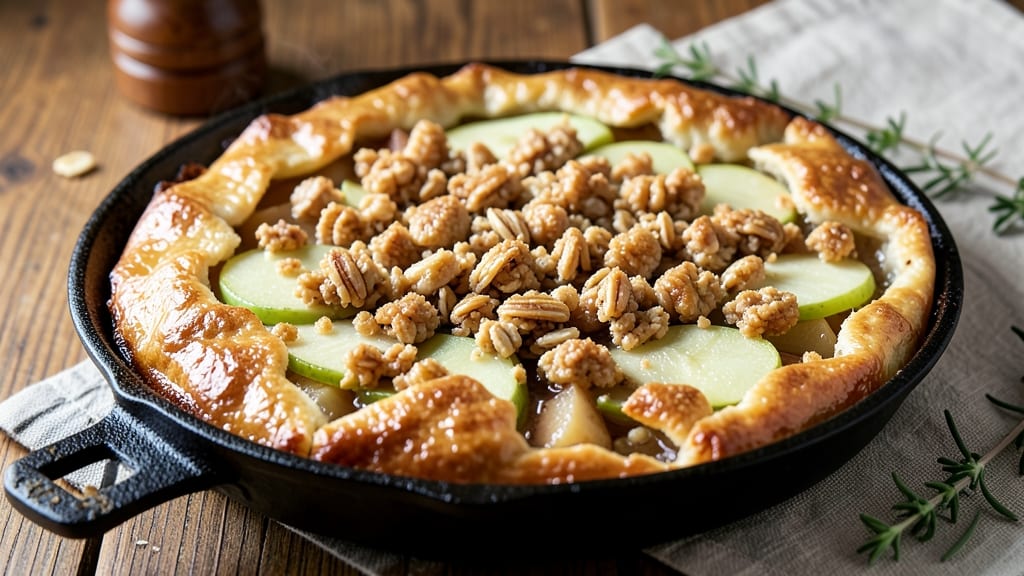Apple Brown Betty Pie Recipe: Warm Spiced Apples and Crunchy Oat Topping Magic