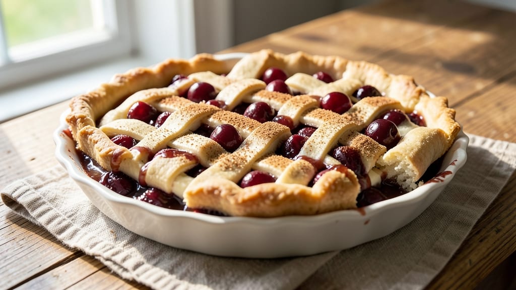 Amazing Cherry Pie Recipe: Bursting With Juicy Fruit and Warm Spice