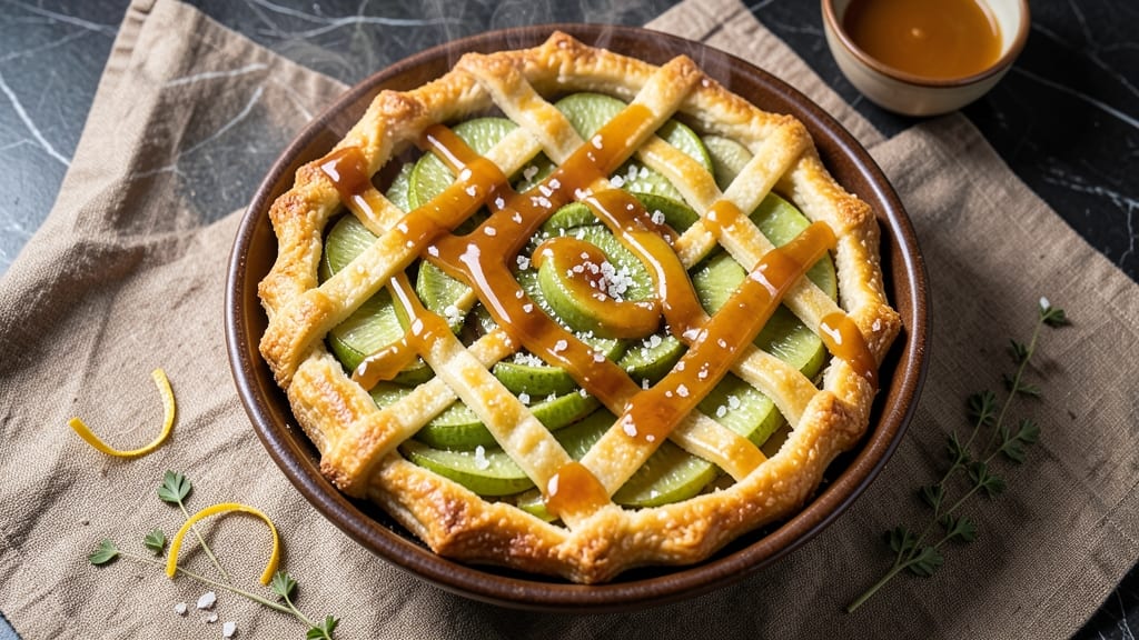 Apple Amber Pie Recipe: Amber Hued Layers With Spiced Caramelized Filling