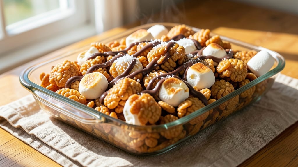 Rice Krispie Scotchies Recipe: Crunchy Clusters With Melty Chocolate Rivers