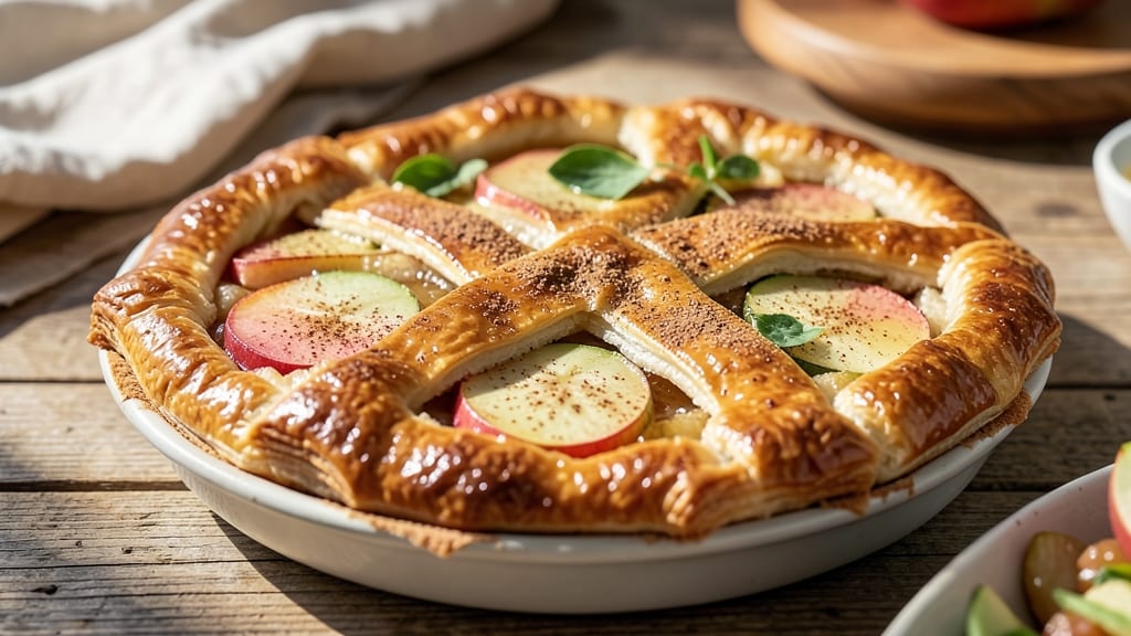 Apple Pie Recipe Made With Puff Pastry: Golden Crust, No-Fuss Assembly