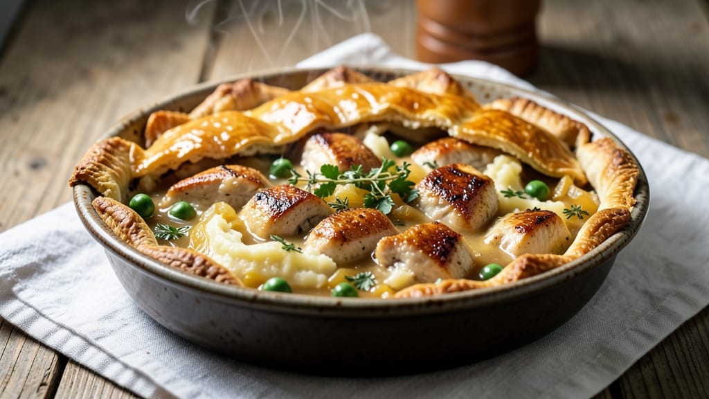 Quick And Easy Homemade Chicken Pot Pie Recipe: One-Pan Creamy Comfort in 45 Minutes