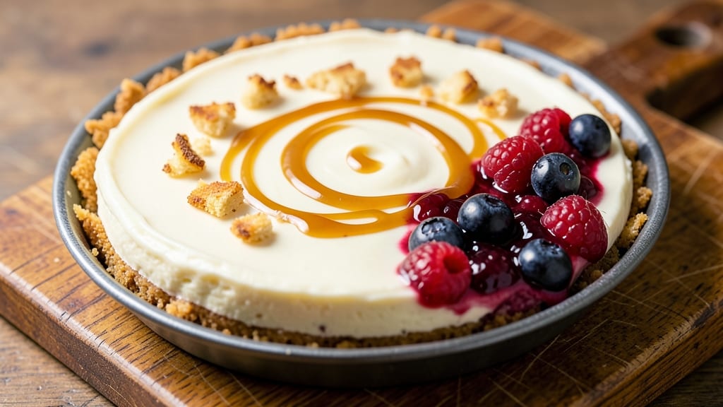 9-Inch Pie Pan Cheesecake Recipe: Foil-Sealed Crust That Never Shrinks