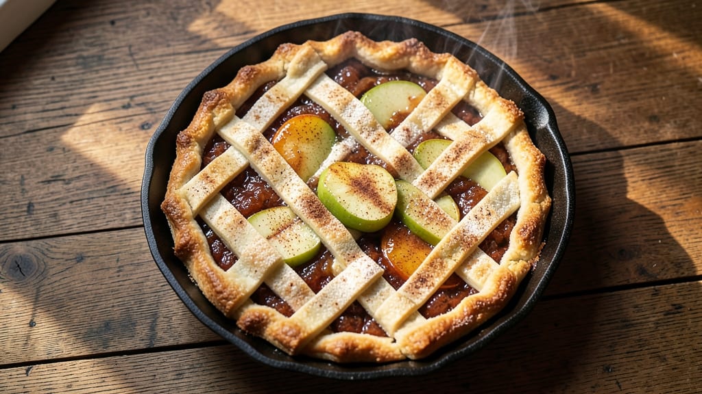 Pioneer Apple Pie Recipe: Flaky Crust Hugs Warm Cinnamon-Spiced Filling