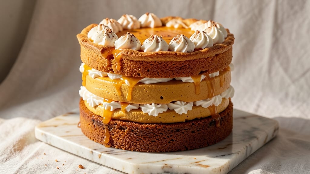 Pumpkin Pie Ice Cream Cake Recipe: Layered Chill and Spice Magic