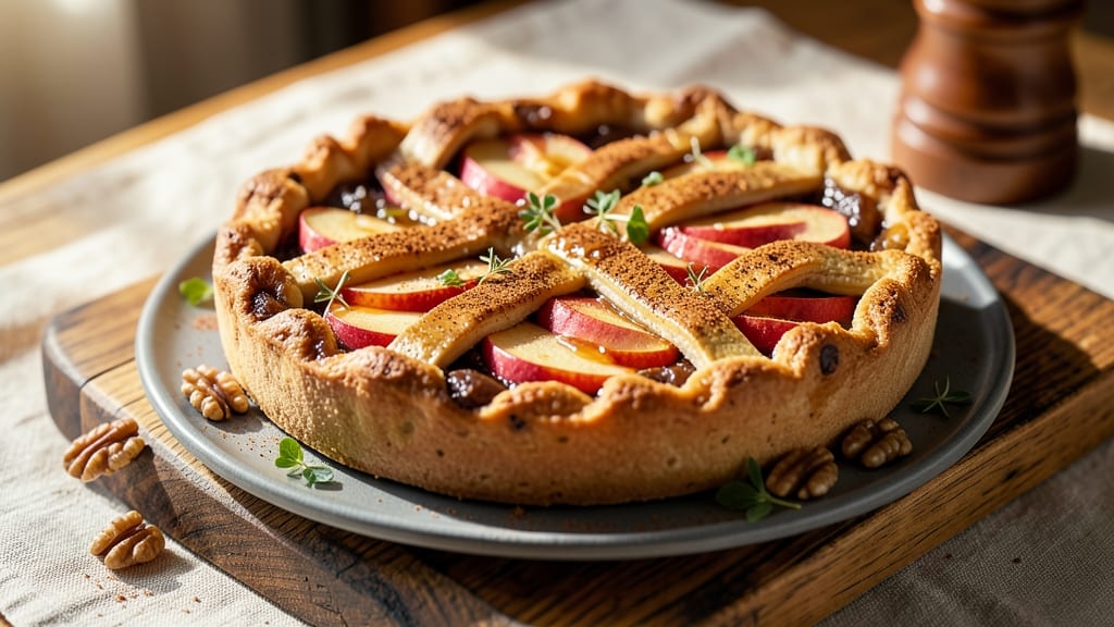 Raw Food Apple Pie Recipe: Crunchy Top, Soft Filling, No Bake Needed