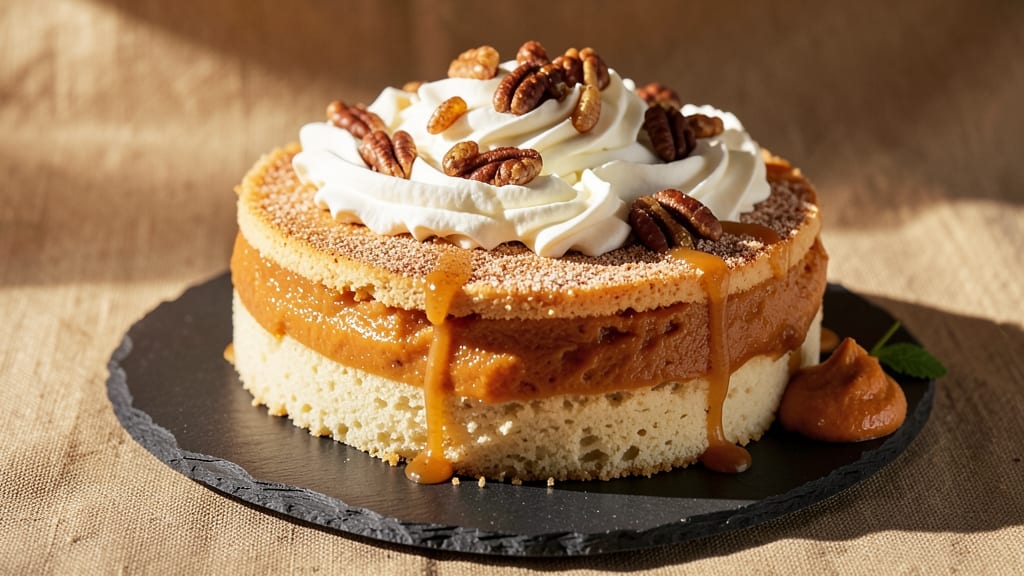 Pumpkin Pie Angel Food Cake Recipe: Spiced Swirls and Light Cloud Layers