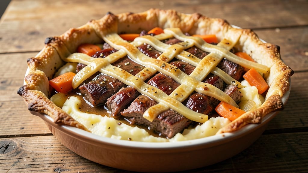 Roast Beef and Gravy Pie Recipe: Savory Layers With Rich Meat and Flaky Crust
