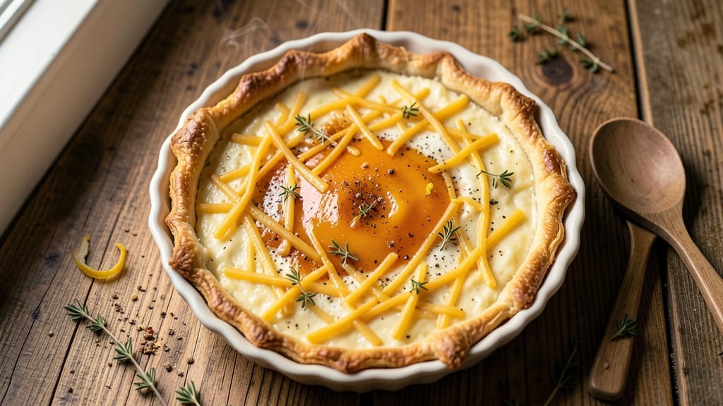 Savory Egg Pie Recipe: Flaky Crust Hugs Herby Gravy Magic