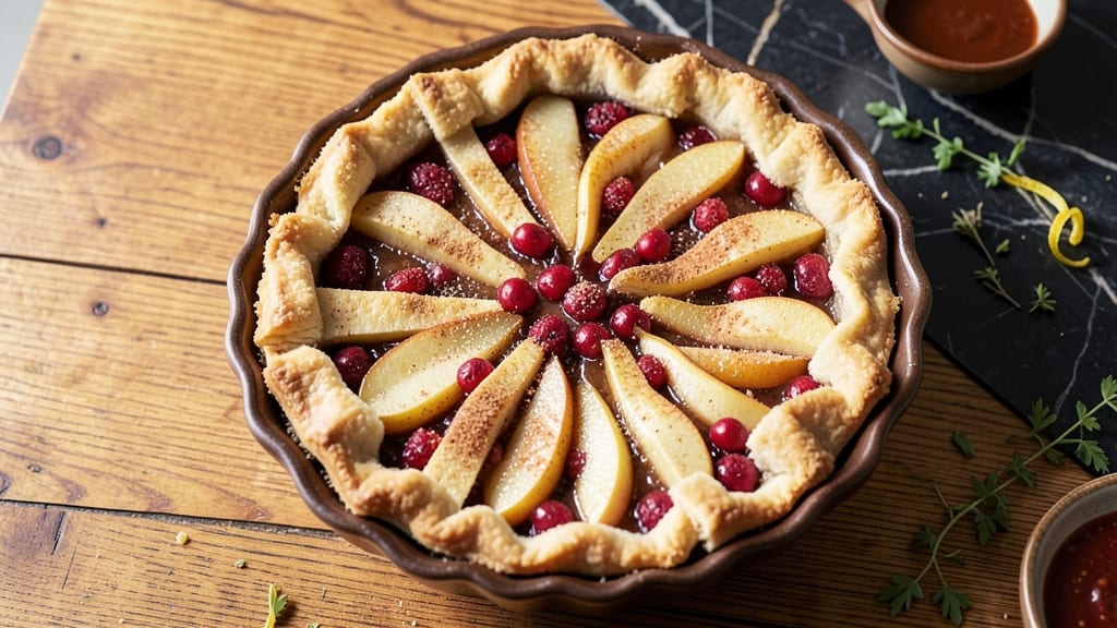 Apple Pear Cranberry Pie Recipe: Tart-Sweet Autumn Trio With Foil-Sealed Crust