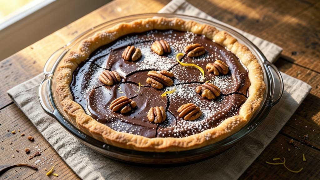 4 Charles Chocolate Pie Recipe: Deep Dark Fudge Center That Melts Slowly