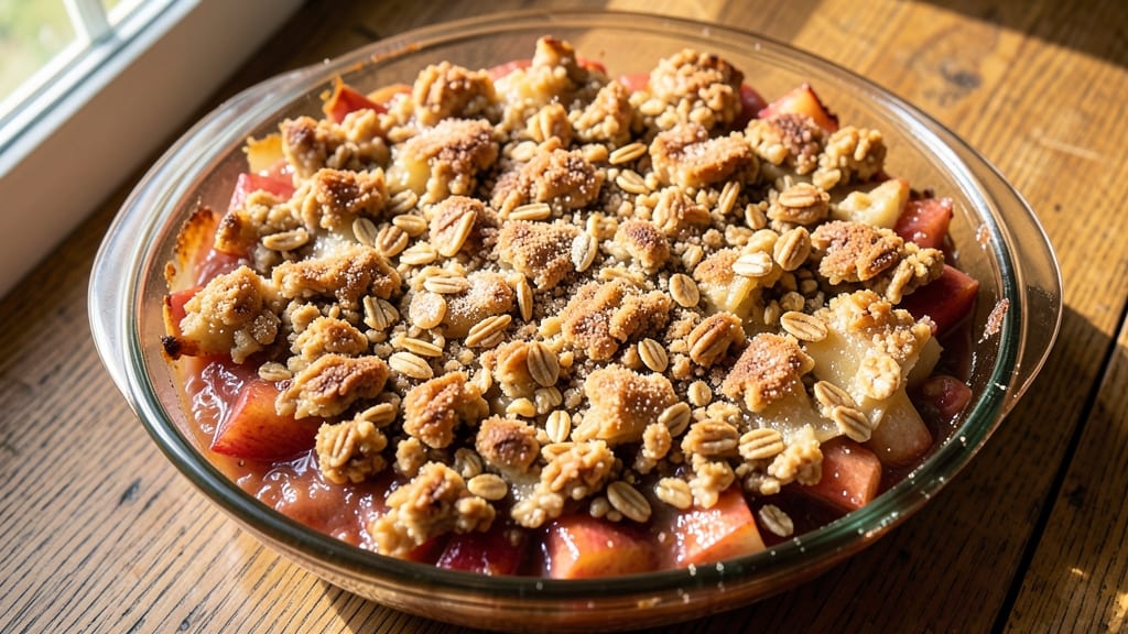 Apple Crisp Recipe With Apple Pie Filling and Oatmeal: Warm Spice Crunch Meets Melty Filling