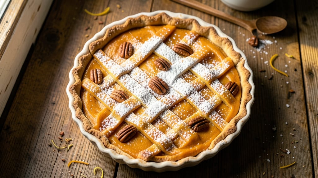Amish Pumpkin Custard Pie Recipe: Warm Spice and Silky Vanilla Swirls