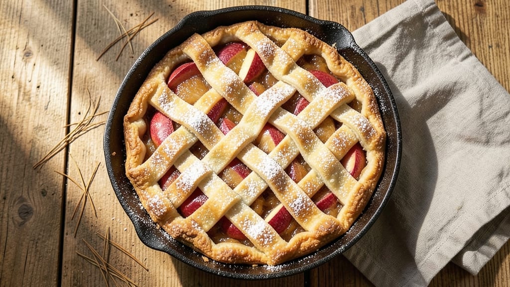 Southern Apple Pie Recipe From Scratch: Homestyle Crust and Spiced Filling in One Dish