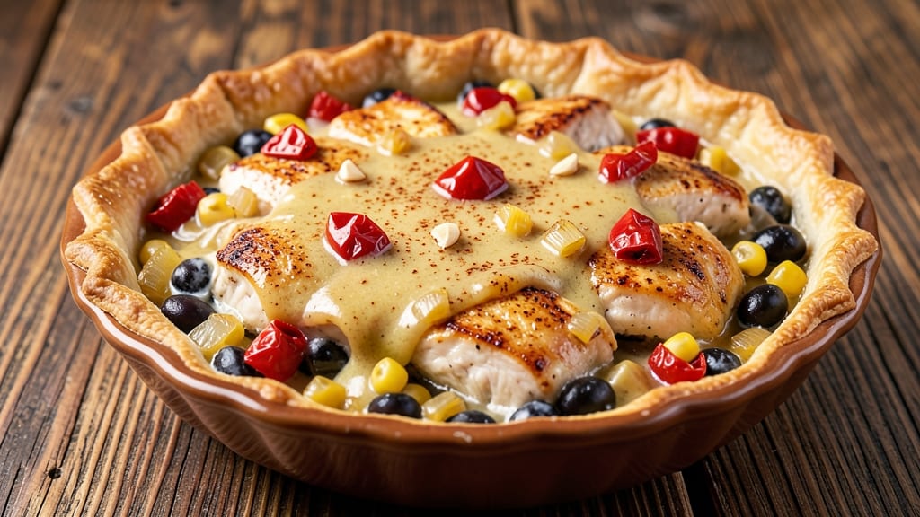 Southwestern Chicken Pot Pie Recipe: Smoky Chipotle and Cilantro Lime Filling