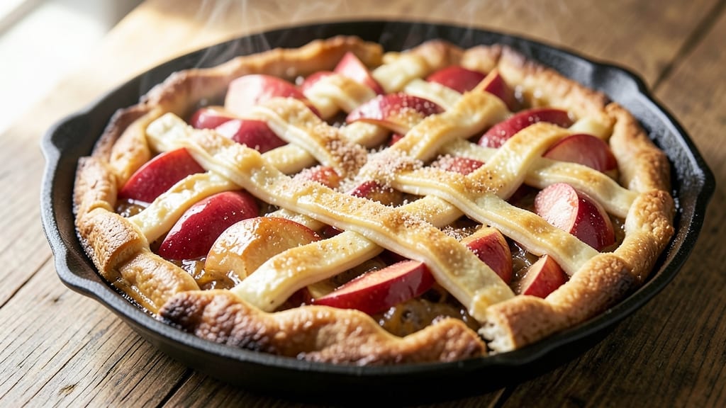 Pioneer Woman Skillet Apple Pie Recipe: No-Roll Crust With Warm Cinnamon Spice